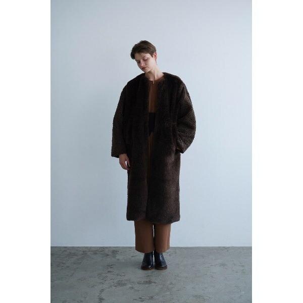 CLANE／クラネ／MIX FUR COCOON COAT／ミックスファーコクーンコート