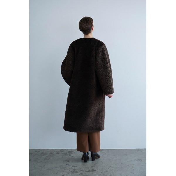 CLANE／クラネ／MIX FUR COCOON COAT／ミックスファーコクーンコート