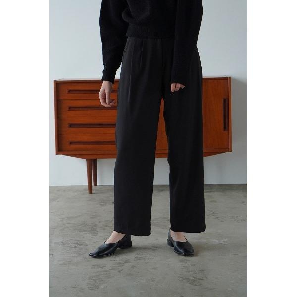 CLANE／クラネ／BASIC TUCK PANTS／ベーシックタックパンツ