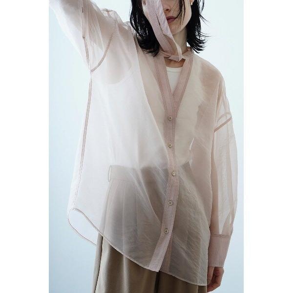 CLANE／クラネ／W FACE SHEER SHIRT | エルエイチピー(LHP