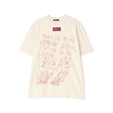 RAF SIMONS／ラフシモンズ／Oversized T-Shirt Station／オーバーサイ 