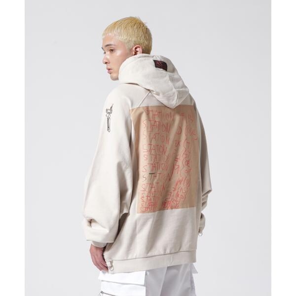 RAF SIMONS／ラフシモンズ／Washed Clasps and patch／パーカー