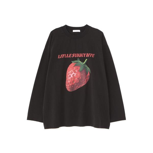LittleSunnyBite／リトルサニーバイト／Strawberry long tee／ロンT 