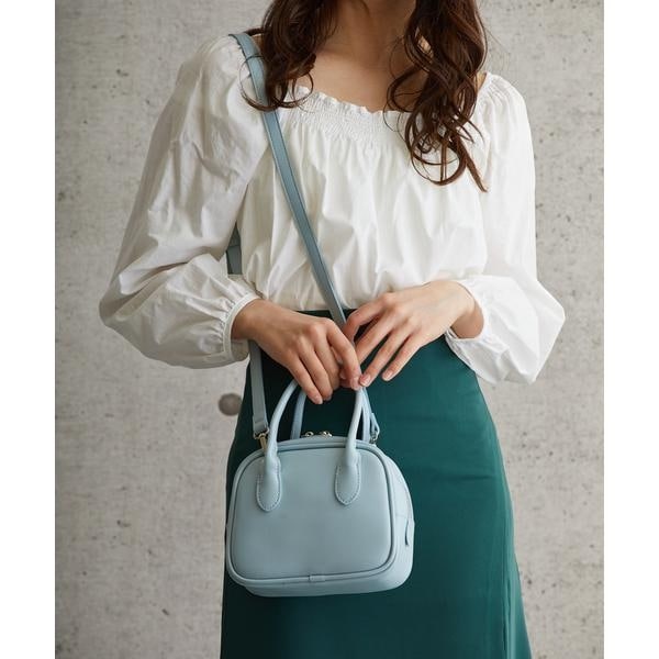 courage/クラージュ/シンセティックレザーハンドバッグ courage／クラージュ／シンセティックレザーハンドバッグ
