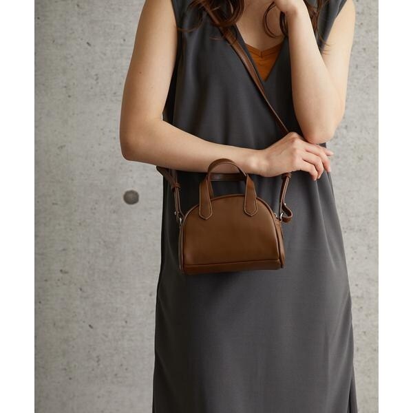 courage／クラージュ／シンセティックレザーショルダーバッグ