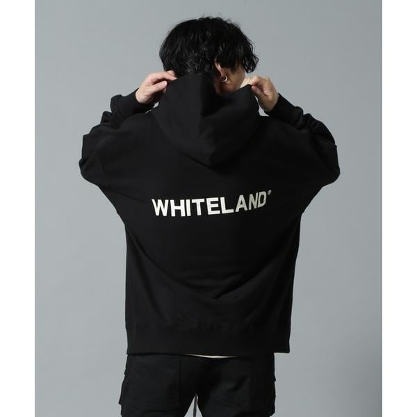 WHITELAND／ホワイトランド／LOGOSWTHOODIE／ロゴ