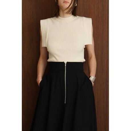 CLANE／クラネ／SQUARE SLEEVE KNIT TOPS／ニットトップス  