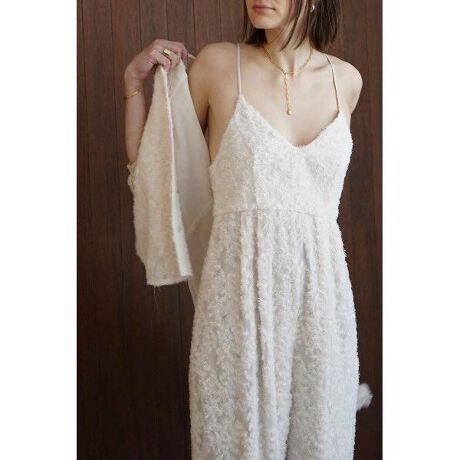 CLANE／クラネ／FRINGE CAMISOLE ALL IN ONE／オールインワン 