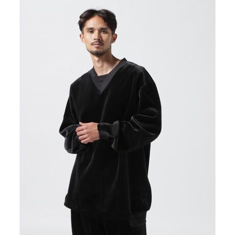 Y-3／ワイスリー／VELVET CREW SWEAT／ベルベットクルースウェット 