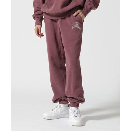 SUGARHILL／シュガーヒル／COLLEGE PRINTED SWEAT TROUSERS／カレ 