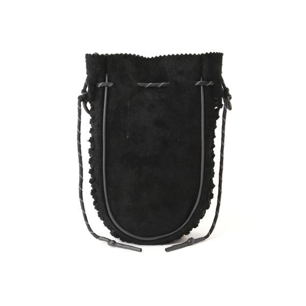 BLACKMEANS ショルダーバッグ ブラック Blackmeans／ブラックミーンズ／巾着BAG | エルエイチピー(LHP