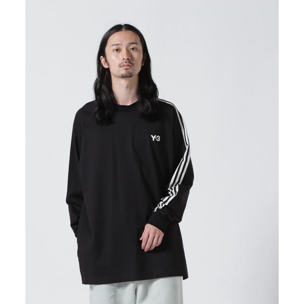 Y-3／ワイスリー／3S LS TEE／スリーストライプロングスリーブTシャツ