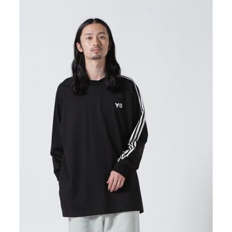 Y-3／ワイスリー／3S LS TEE／スリーストライプロングスリーブTシャツ