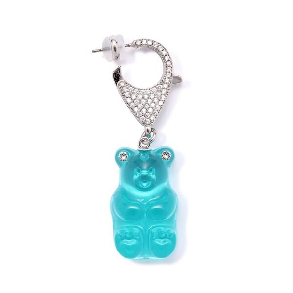 YVMIN ミニベアジュエリーピアス YVMIN イヴミン SS25 GEMSTONE PATCH UP MINI BEAR NAVEL RING