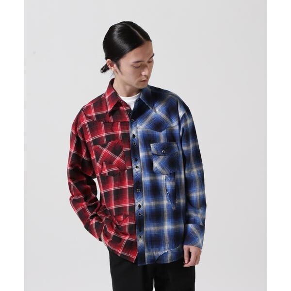 Rafu ネルシャツ miyagi hidetaka Rafu - 【残りわずか】Antiqued shirt / アンティークシャツ