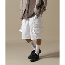 DankeSchon／ダンケシェーン／TCツイルジップカーゴショーツ
