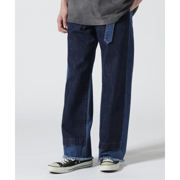 CULLNI／クルニ／Bicolor Straight Denim | エルエイチピー(LHP