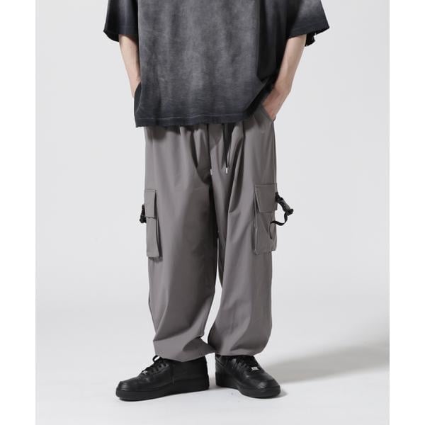 DankeSchon／ダンケシェーン／STRETCH TWILL ZIP W-POCKET WIDE