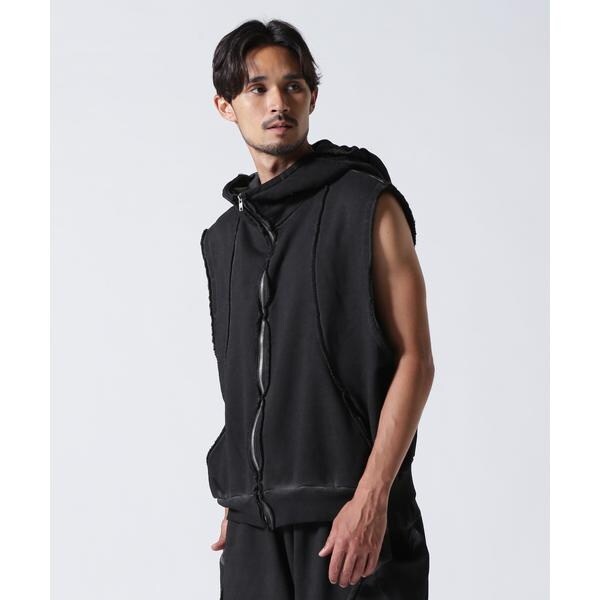 WHITELAND／ホワイトランド／ZIP UP HOODED VEST | エルエイチピー(LHP