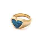 PREEK／プリーク／ROUGH HEART TURQUOISE RING | エルエイチピー(LHP 
