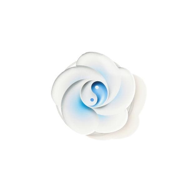 [}C]nib.earth^juA[X^YINYANG FLOWER ACRYLIC TOK MAG(}Ol/GGC`s[iLHPj zCg