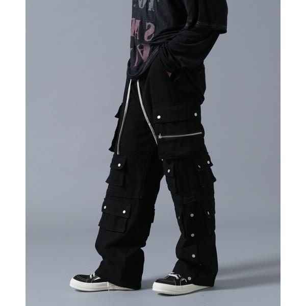 DankeSchon／ダンケシェーン／11ozD ZIP POCKET FLARE CARGO PA
