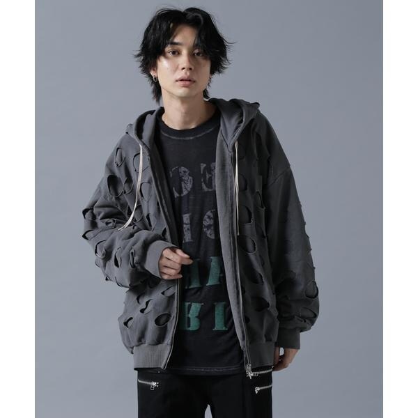 DankeSchon／ダンケシェーン／PIGMENT DOT PIERCED SWEAT HOODI | エルエイチピー(LHP) |  マルイウェブチャネル