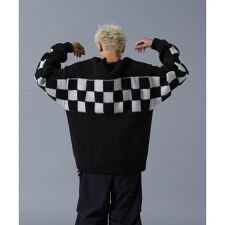 エルエイチピー(LHP)のDankeSchon／ダンケシェーン／RV CREWNECK KNIT CHECKER