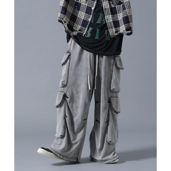 DankeSchon／ダンケシェーン／CHEMICAL SWEAT CARGO PANTS