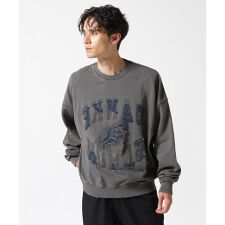 DankeSchon／ダンケシェーン／PIGMENT SWEAT CREWNECK LOGO