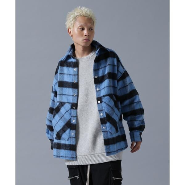 DankeSchon／ダンケシェーン／BLIND HOOK SHAGY SHIRT