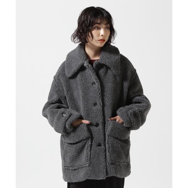CLANE／クラネ／RIDGE POCKET BOA OVER COAT | エルエイチピー(LHP