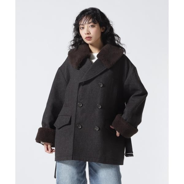 クラネ BOA COLLAR MILITARY COAT