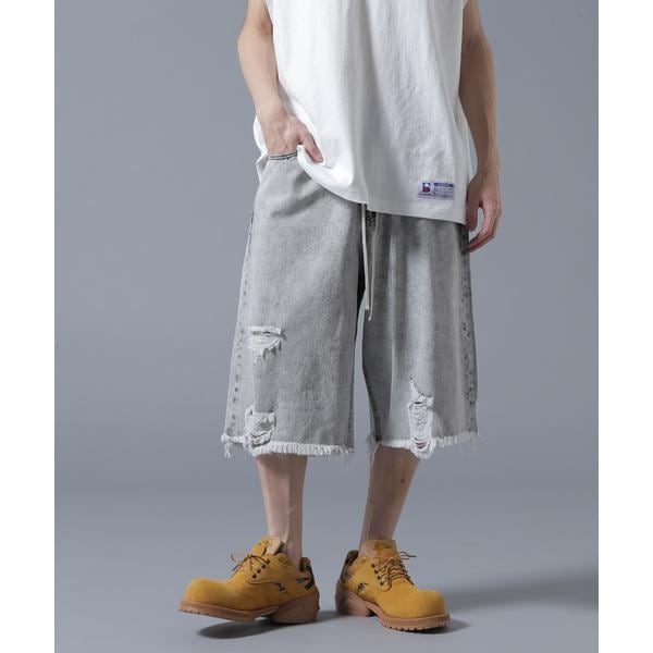 DankeSchon／ダンケシェーン／STRETCH TWILL ZIP W-POCKET WIDE