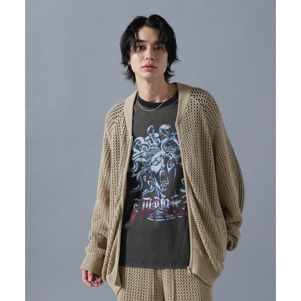 DankeSchon MESHKNIT TRACK JACKET サイズM DankeSchon/ダンケシェーン/MESHKNIT TRACK JACKET(M Beige