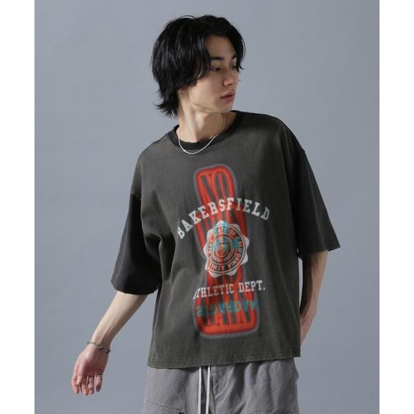 DankeSchon／ダンケシェーン／PIGMENT SPRAY S／S TEE MORTAL