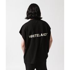 WHITELAND／ホワイトランド／OWL LOGO NOSLEEVE TEE