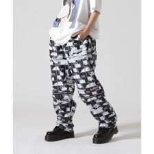 overprint／オーバープリント／FACE KNEE ZIP PANTS
