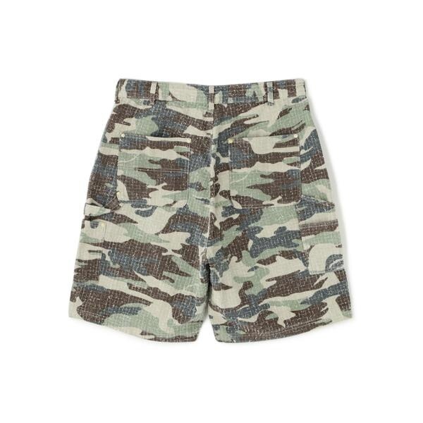 WHITELAND／ホワイトランド／CAMO DOUBLE KNEE SHORT PANTS