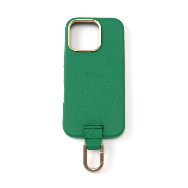 [�}���C]objcts.io�^�I�u�W�F�N�c�A�C�I�[�^iPhone CARABINER LEATHER CASE/�G���G�C�`�s�[�iLHP�j �O���[��