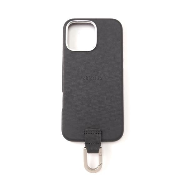 [�}���C]objcts.io�^�I�u�W�F�N�c�A�C�I�[�^iPhone CARABINER LEATHER CASE/�G���G�C�`�s�[�iLHP�j �O���[