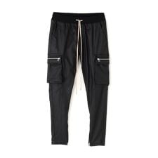 DankeSchon／ダンケシェーン／COATING FLAP ZIP POCKET PANTS