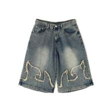 NOT4NERD／ノットフォーナード／FLAME DENIM SHORTS