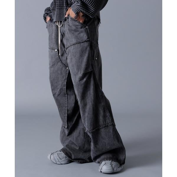 美品 2024AW カラービーコン パッカリング ブサイクパンツ kolor/BEACON】パッカリングパンツをレビュー！通称「ブサイク
