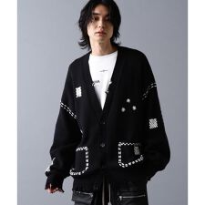 DankeSchon／ダンケシェーン／HAND STITCH KNIT CARDIGAN