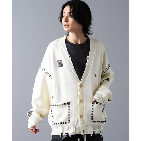 DankeSchon／ダンケシェーン／HAND STITCH KNIT CARDIGAN