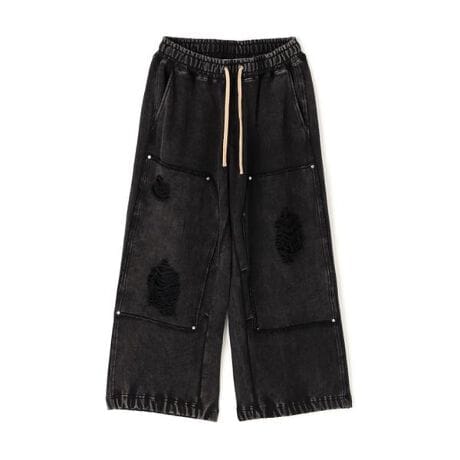 DankeSchon/ダンケシェーン/8WELL COURDUROY CHEMICAL W-KNEE PANTS