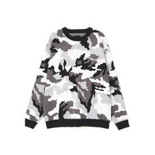 DankeSchon／ダンケシェーン／CAMO CREWNECK KNIT