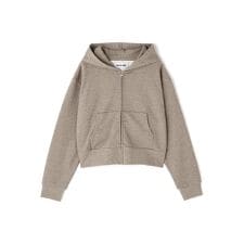 WHITELAND／ホワイトランド／ZIP SHORT HOODIE