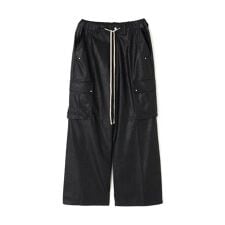 DankeSchon／ダンケシェーン／PU LEAHER BAGGY CARGO PANTS